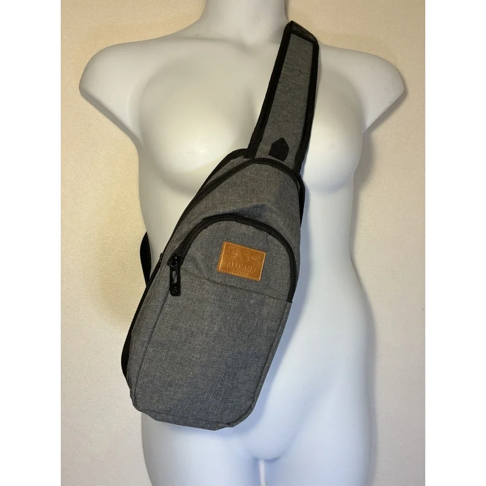ALLCAMP Sling Bag Chest Shoulder Unbalance Gym Fanny Backpack Sack Satchel